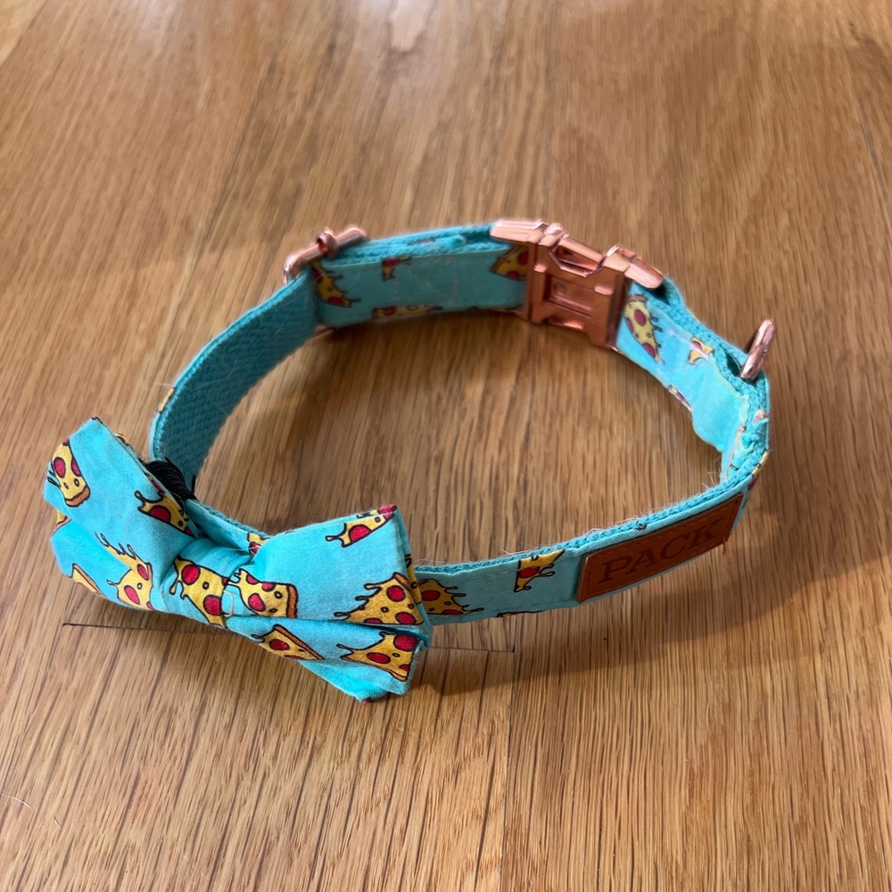 Adorable dog collar and bow tie!